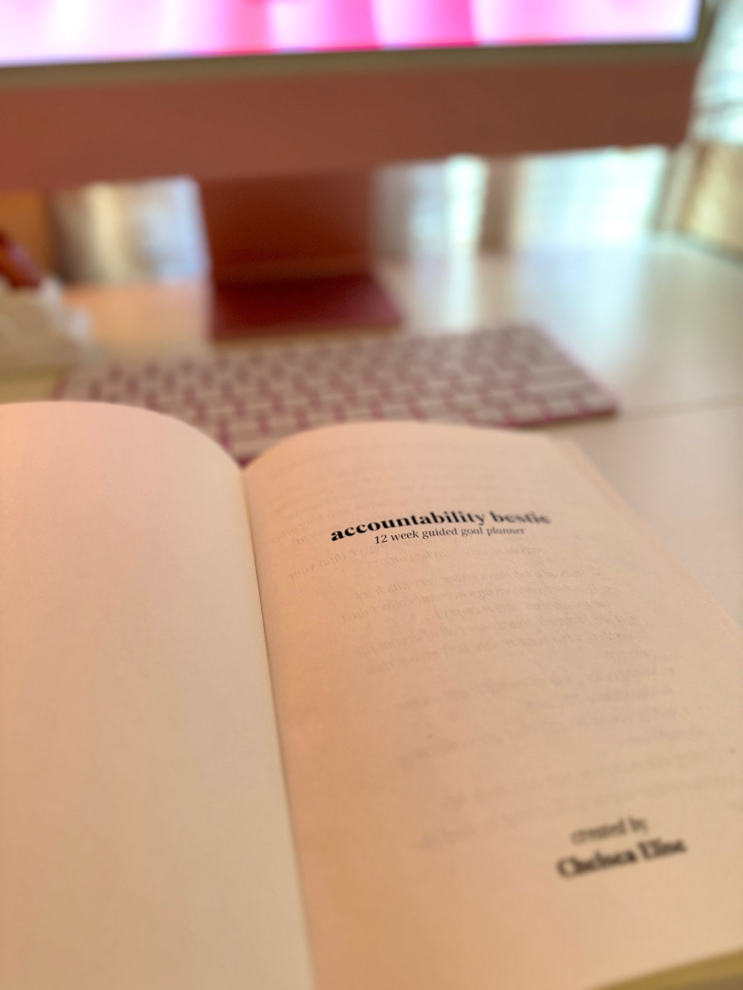 Accountability Bestie 12 Week Guided Planner